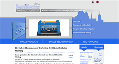 Desktop Screenshot of brailletec.de